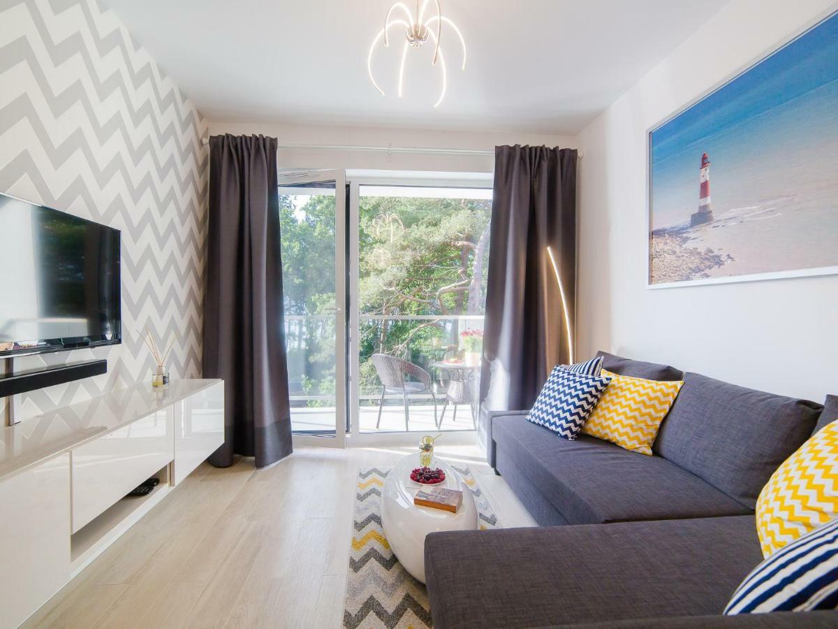 Lucky40 - Apartament Z Widokiem Na Morze, Spa Gratis, Dwie Sosny 尤斯托尼莫斯基 外观 照片